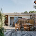 Bain nordique au Domaine Arvor, camping insolite en Bretagne