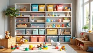 découvrez nos astuces pour organiser le rangement des jouets et créer un espace de jeu ordonné et harmonieux, facile à maintenir au quotidien.