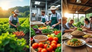 découvrez le parcours complet d'un produit vegan, de sa culture à la ferme jusqu'à sa place dans votre assiette, alliant qualité, durabilité et saveurs authentiques.