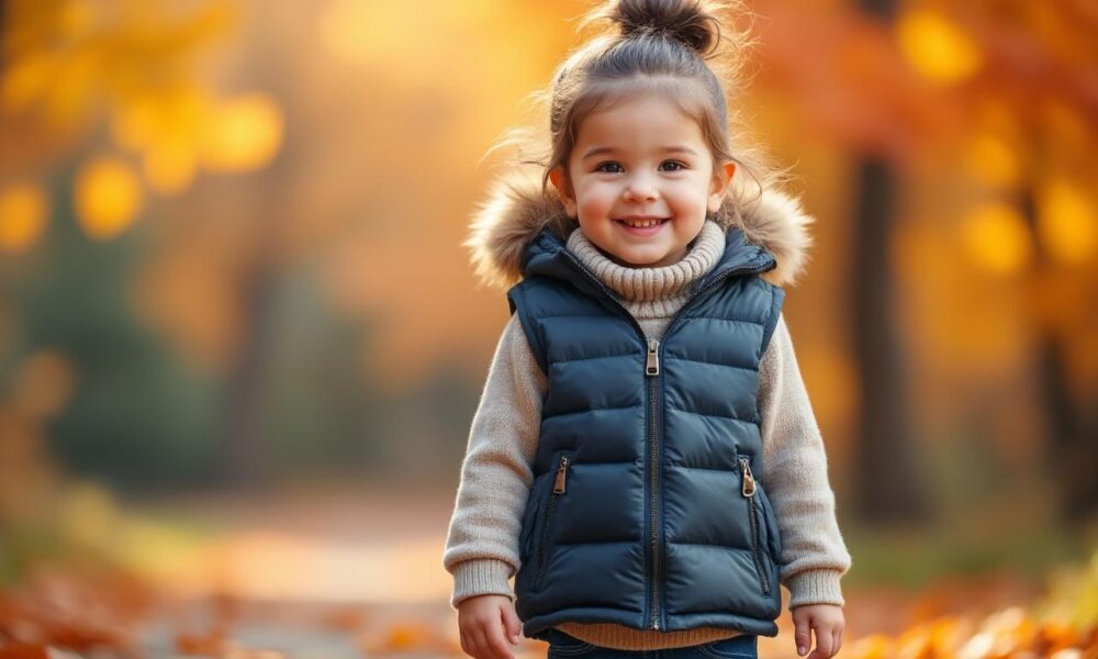 découvrez notre doudoune sans manche enfant, l'accessoire parfait pour garder bébé bien au chaud tout en lui assurant liberté de mouvement et confort tout au long de la journée.