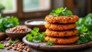 découvrez notre recette simple et savoureuse de galettes de lentilles corail 100 % vegan, parfaite pour un repas sain et gourmand.