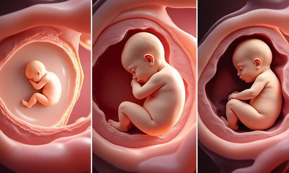 découvrez l'évolution du bébé au cours des trois trimestres de grossesse, étape par étape, et suivez son développement semaine par semaine.