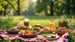 découvrez nos astuces et recettes pour organiser le pique-nique vegan parfait. profitez d'un repas savoureux, sain et respectueux de l'environnement en plein air!