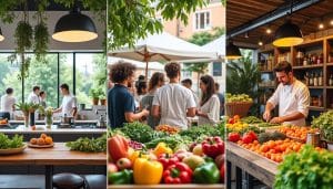 découvrez les meilleurs endroits pour suivre des cours de cuisine vegan, adaptés à tous les niveaux, et maîtrisez l'art de préparer des recettes savoureuses et 100% végétales.