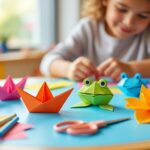 découvrez 7 modèles d'origami faciles pour enfants, parfaits pour stimuler la créativité et l'éveil artistique des plus petits.