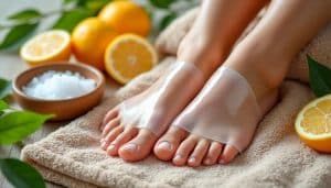découvrez comment prendre soin de vos pieds avec un peeling efficace pour une peau douce et revitalisée.