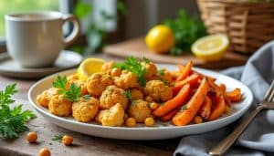 découvrez des recettes vegan délicieuses et légères préparées avec votre air fryer. savourez la gourmandise sans culpabilité grâce à moins de graisses et des ingrédients sains.
