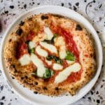 cooked food on round white ceramic plate