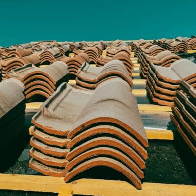 a group of wooden chairs