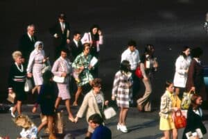 May 1973: Commuters, Staten Island Ferry (Wil Blanche / Documerica)