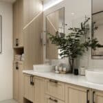 white ceramic sink with faucet
