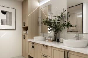 white ceramic sink with faucet