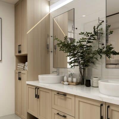 white ceramic sink with faucet